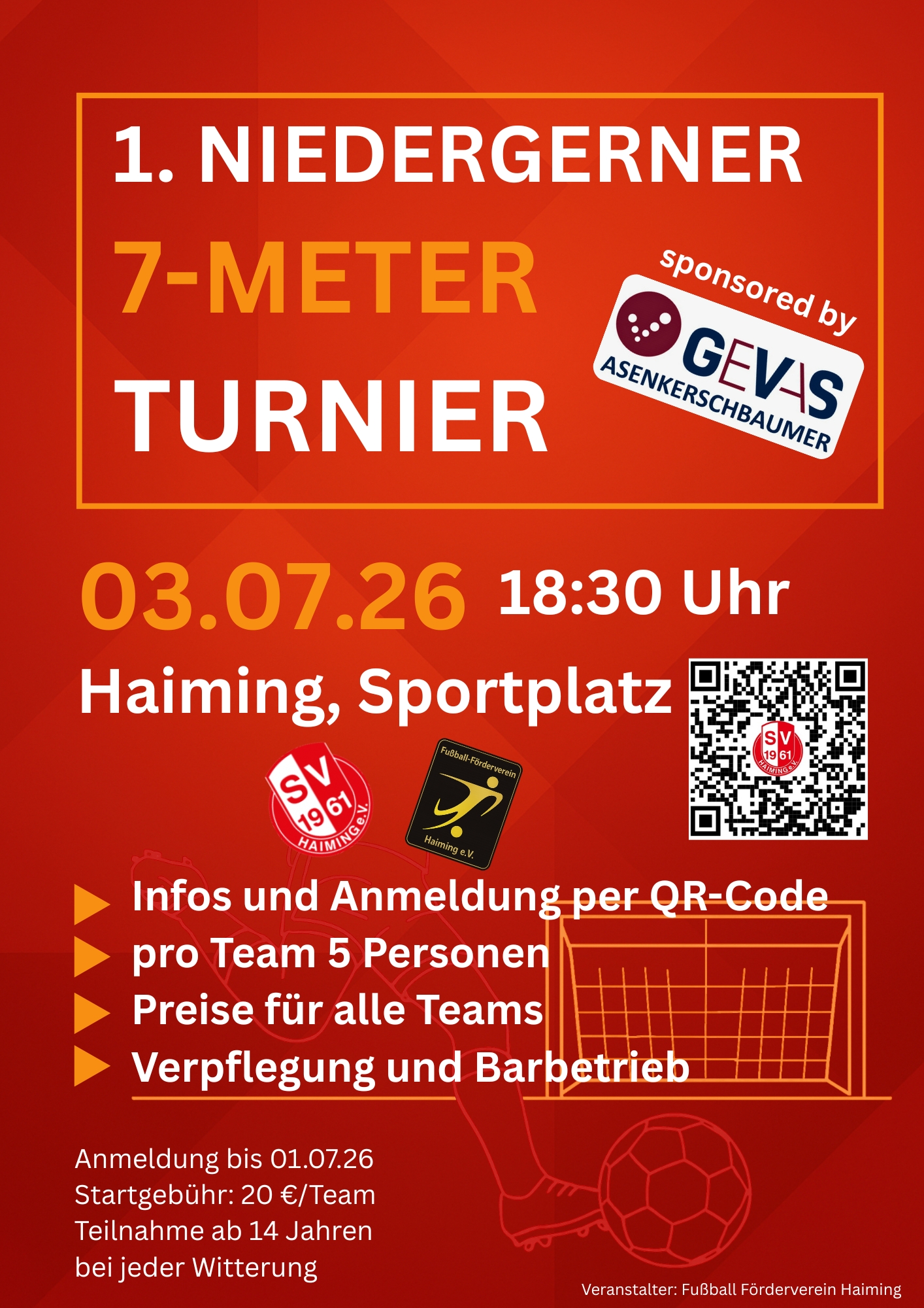 Flyer 7 Meter Turnier